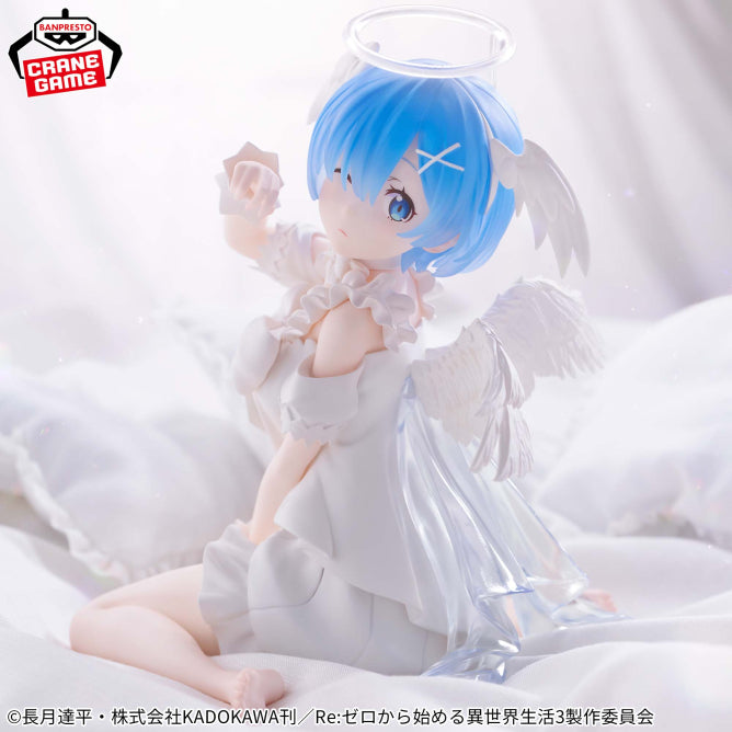 Figurine Re:Zero - Rem Relax Time Sweet Angel Ver. - Banpresto Flo'Kaze