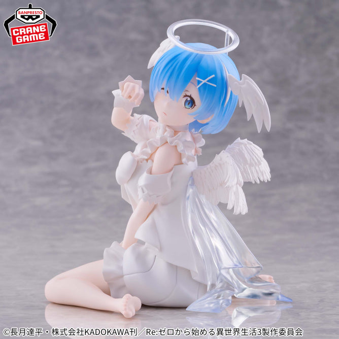 Figurine Re:Zero - Rem Relax Time Sweet Angel Ver. - Banpresto Flo'Kaze