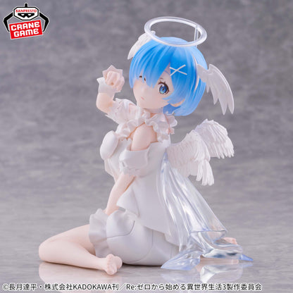 Figurine Re:Zero - Rem Relax Time Sweet Angel Ver. - Banpresto Flo'Kaze