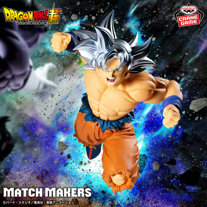 Figurine Dragon Ball Super - Son Goku Ultra Instinct Match Makers ( VS Jiren) - Banpresto Flo'Kaze
