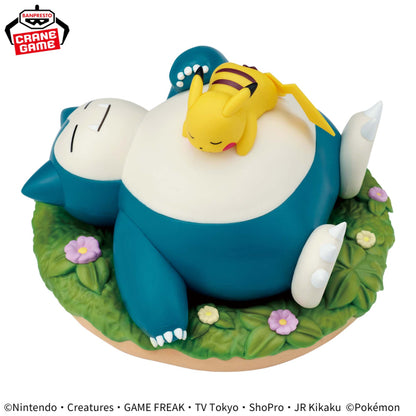 Figurine Pokemon - Pikachu & Ronflex Relaxing Time - Banpresto Flo'Kaze