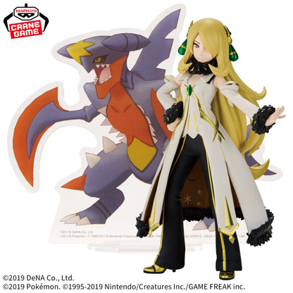 Figurine Pokemon Master EX - Cynthia & Mega Garchomp Panel Spectacle - Banpresto Flo'Kaze