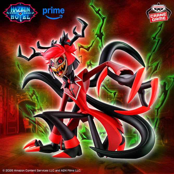 Figurine Welcome To Hazbin Hotel - Alastor Radio Demon - Banpresto Flo'Kaze