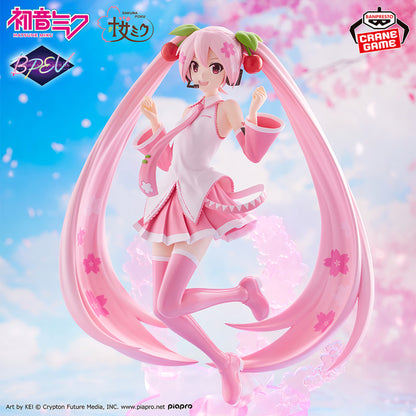 Figurine Vocaloid - Hatsune Miku Banpresto Evolve Sakura - Banpresto Flo'Kaze
