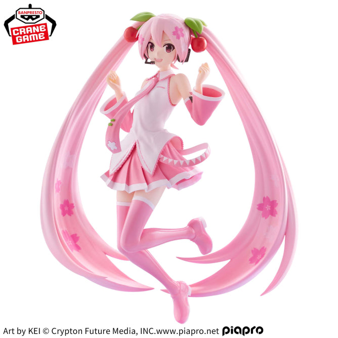 Figurine Vocaloid - Hatsune Miku Banpresto Evolve Sakura - Banpresto Flo'Kaze