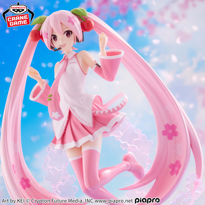 Figurine Vocaloid - Hatsune Miku Banpresto Evolve Sakura - Banpresto Flo'Kaze