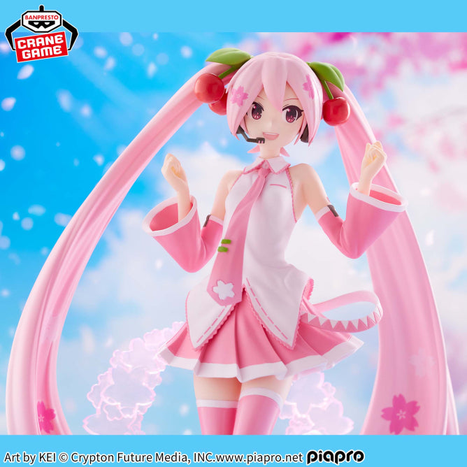 Figurine Vocaloid - Hatsune Miku Banpresto Evolve Sakura - Banpresto Flo'Kaze