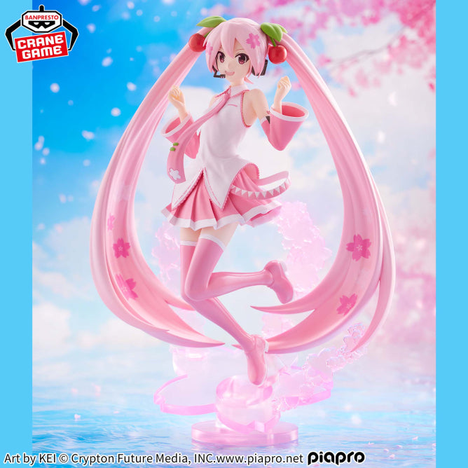 Figurine Vocaloid - Hatsune Miku Banpresto Evolve Sakura - Banpresto Flo'Kaze