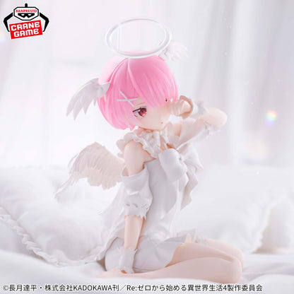 Figurine Re:Zero - Ram Relax Time Sweet Angel Ver. - Banpresto Flo'Kaze