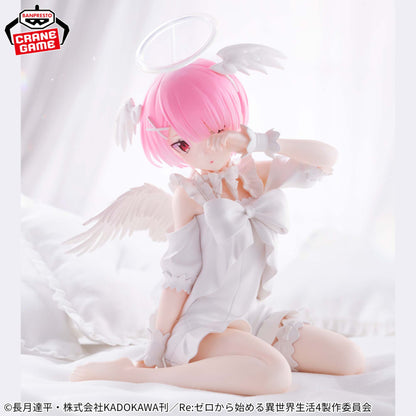 Figurine Re:Zero - Ram Relax Time Sweet Angel Ver. - Banpresto Flo'Kaze
