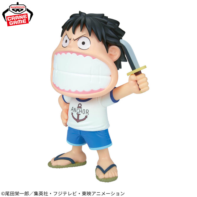Figurine One Piece - Monkey D. Luffy BIG Sofvimates " I'm Not Just Playing Around ! " Flo'Kaze