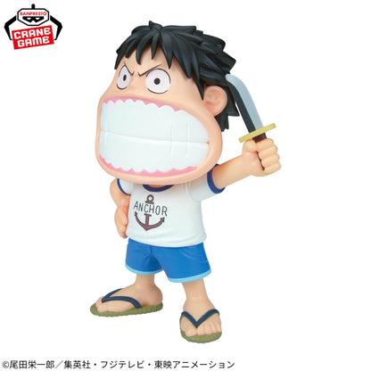 Figurine One Piece - Monkey D. Luffy BIG Sofvimates " I'm Not Just Playing Around ! " Flo'Kaze