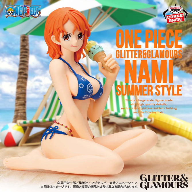 Figurine One Piece - Nami Glitter & Glamours Summer Style - Banpresto Flo'Kaze
