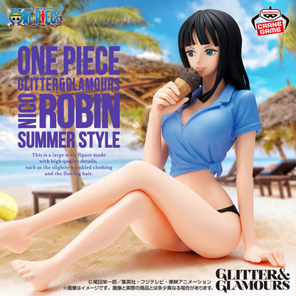 Figurine One Piece - Nico Robin Glitter & Glamours Summer Style - Banpresto Flo'Kaze
