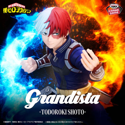 Figurine My Hero Academia - Todoroki Shoto Grandista - Banpresto Flo'Kaze