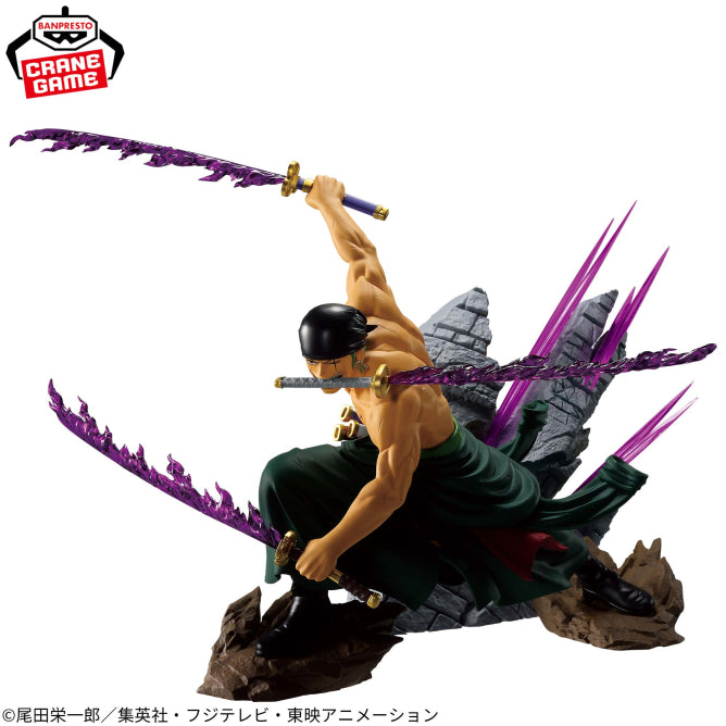 Figurine One Piece - Roronoa Zoro Theorama Soul - Banpresto Flo'Kaze