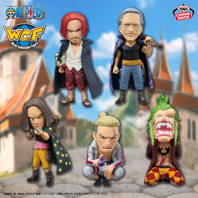 Figurine One Piece - WCF Red-Haired Pirates VS Bartolomeo Full Set - Banpresto Flo'Kaze