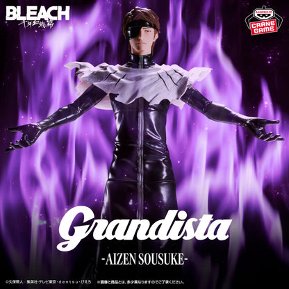 Figurine Bleach - Aizen Sosuke Grandista - Banpresto Flo'Kaze