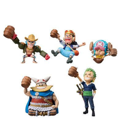 Figurine One Piece - WCF Banquet 2 Full Set - Banpresto Flo'Kaze