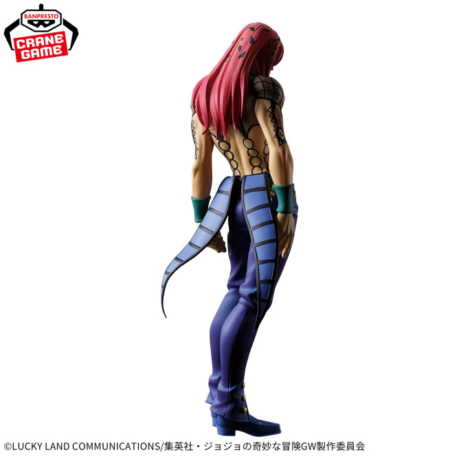Figurine Jojo's Bizarre Adventure : Golden Wind - Diavolo Mometria - Banpresto Flo'Kaze