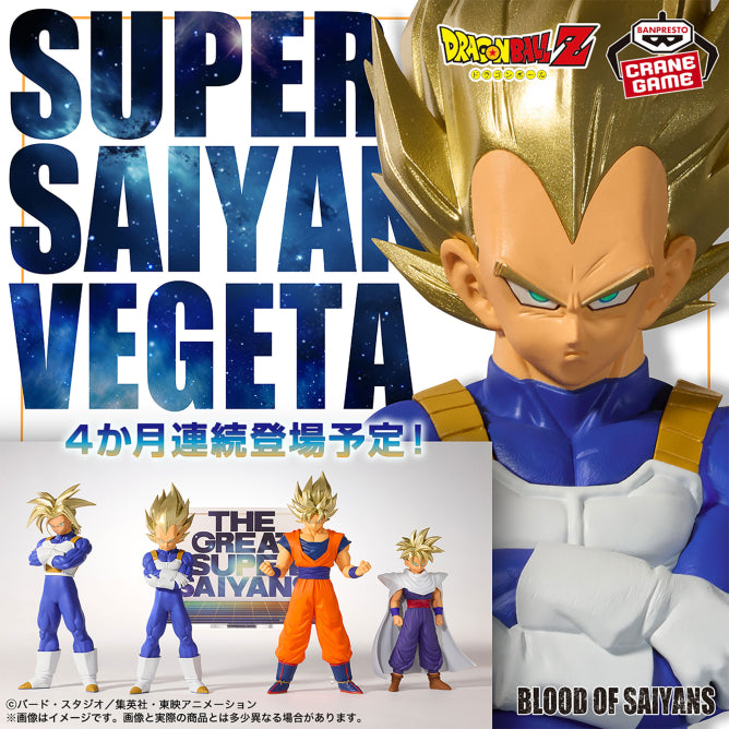 Figurine Dragon Ball Z - Vegeta Super Saiyan Blood Of Saiyans - Banpresto Flo'Kaze