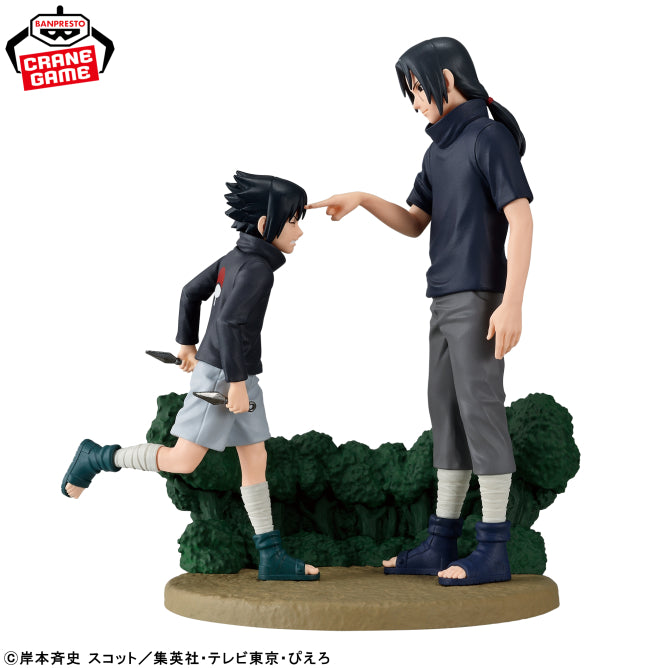 Figurine Naruto Shippuden - Sasuke Uchiha & Itachi Uchiha Memorable Saga - Banpresto Flo'Kaze