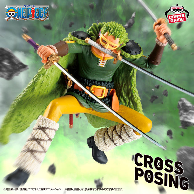 Figurine One Piece - Roronoa Zoro Cross Posing - Banpresto Flo'Kaze
