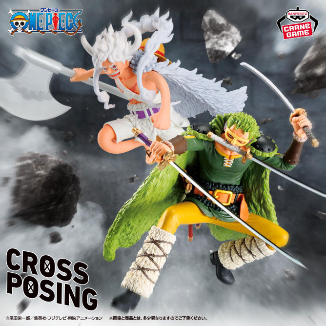 Figurine One Piece - Roronoa Zoro Cross Posing - Banpresto Flo'Kaze