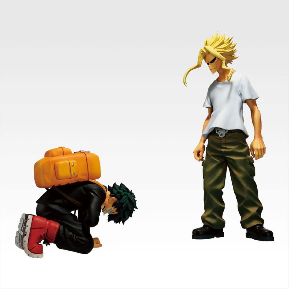 Figurine My Hero Academia - Izuku Midoriya & All Might Masterlise Plus Ichiban Kuji The Story Of Becoming The Greatest Hero Lot A - Bandai Flo'Kaze