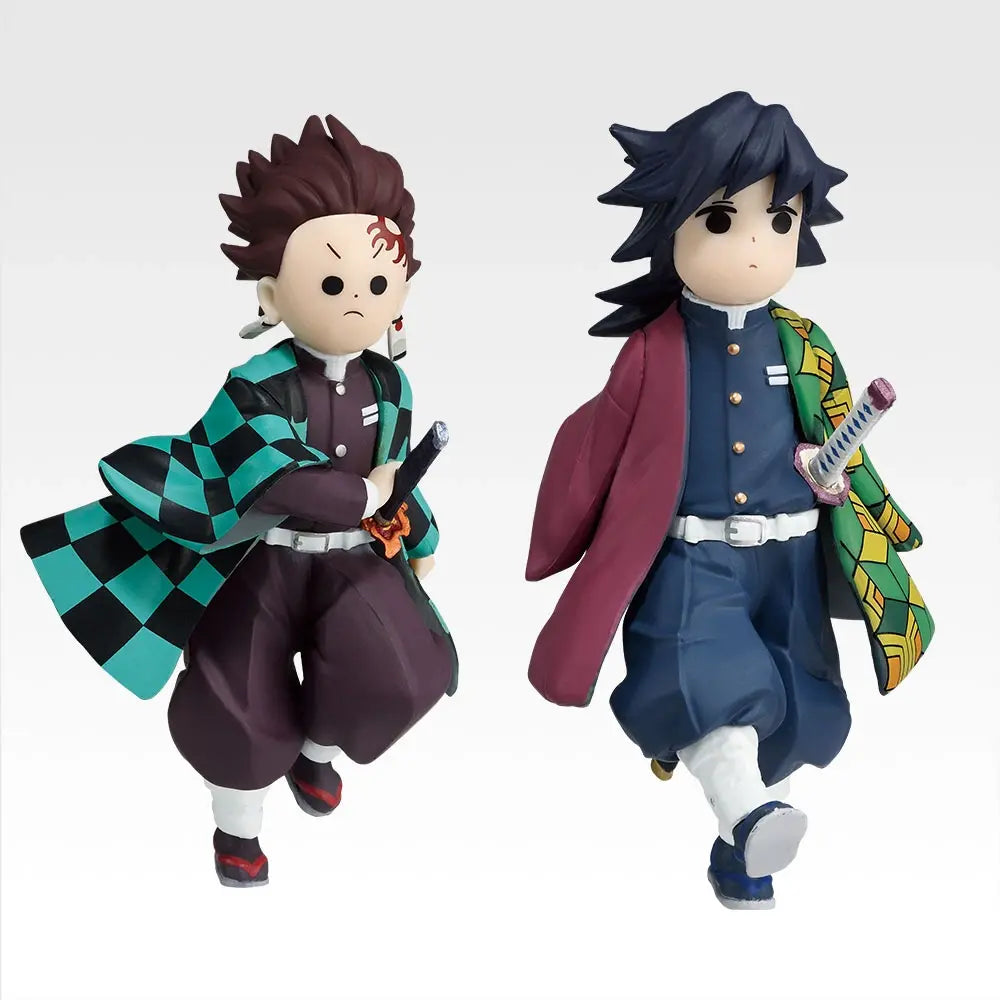 Figurine Demon Slayer - Tanjiro & Giyu's Toddler Figures Ichiban Kuji Upper Rank Two Lot D - Bandai Flo'Kaze