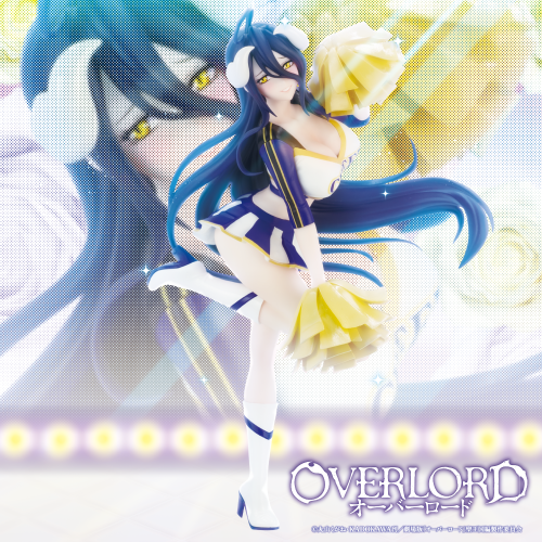 Figurine Overlord - Albedo Masquerade Cheerleader Ver. - Konami Flo'Kaze
