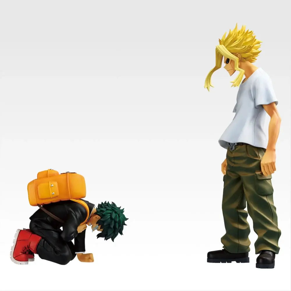 Figurine My Hero Academia - Izuku Midoriya & All Might Masterlise Plus Ichiban Kuji The Story Of Becoming The Greatest Hero Lot A - Bandai Flo'Kaze
