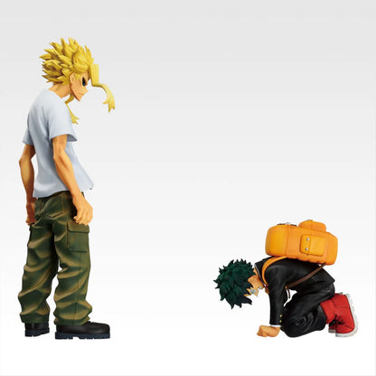 Figurine My Hero Academia - Izuku Midoriya & All Might Masterlise Plus Ichiban Kuji The Story Of Becoming The Greatest Hero Lot A - Bandai Flo'Kaze