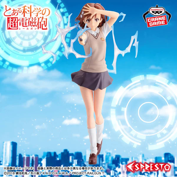 Figurine Toaru Majutsu No Index - Mikoto Misaka Espresto Electromaster Level5 - Banpresto Flo'Kaze