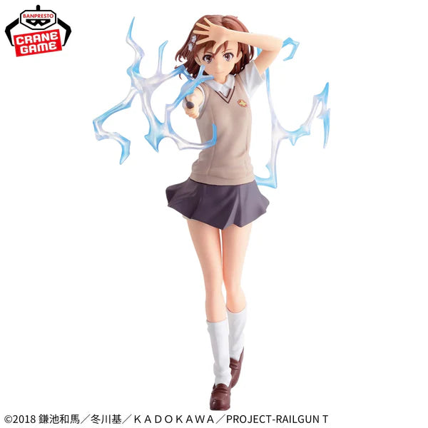 Figurine Toaru Majutsu No Index - Mikoto Misaka Espresto Electromaster Level5 - Banpresto Flo'Kaze