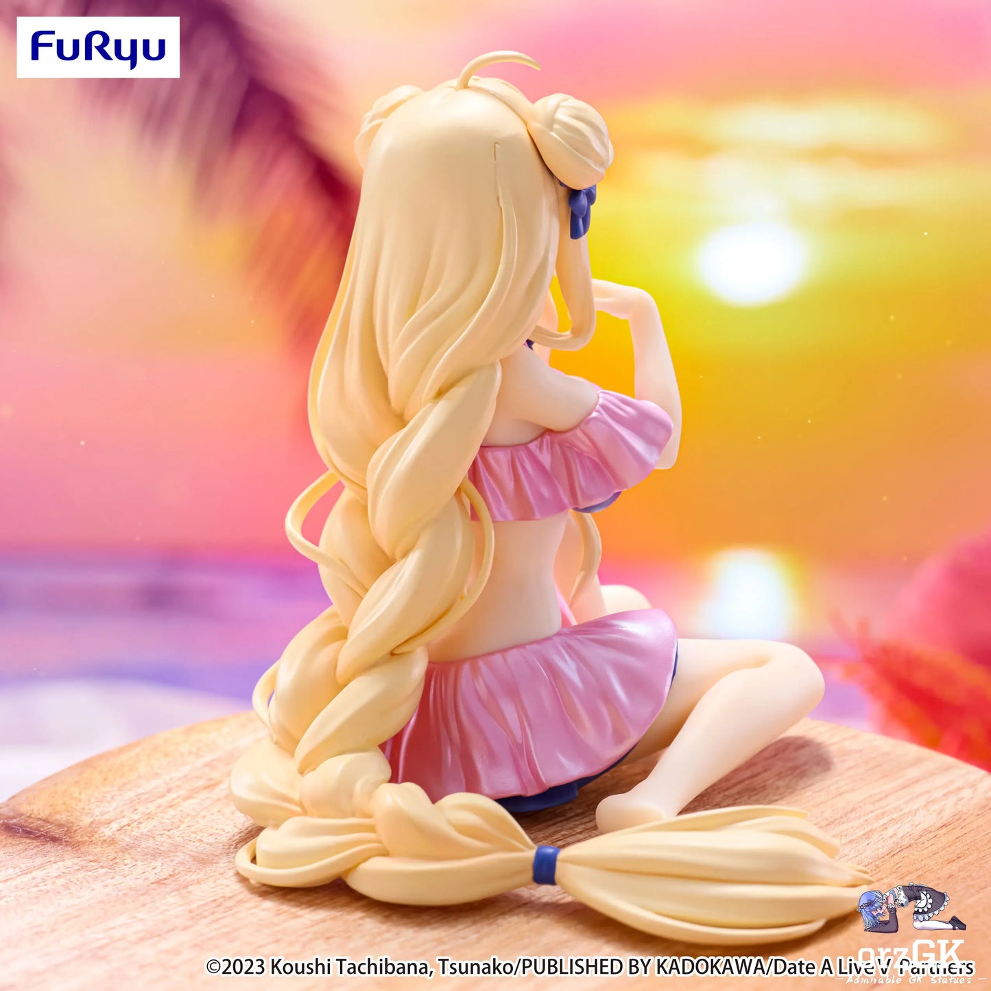 Figurine Date A Live V - Hoshimiya Mukuro Noodle Stopper Swimsuit Pastel Pink Ver. - FuRyu Flo'Kaze