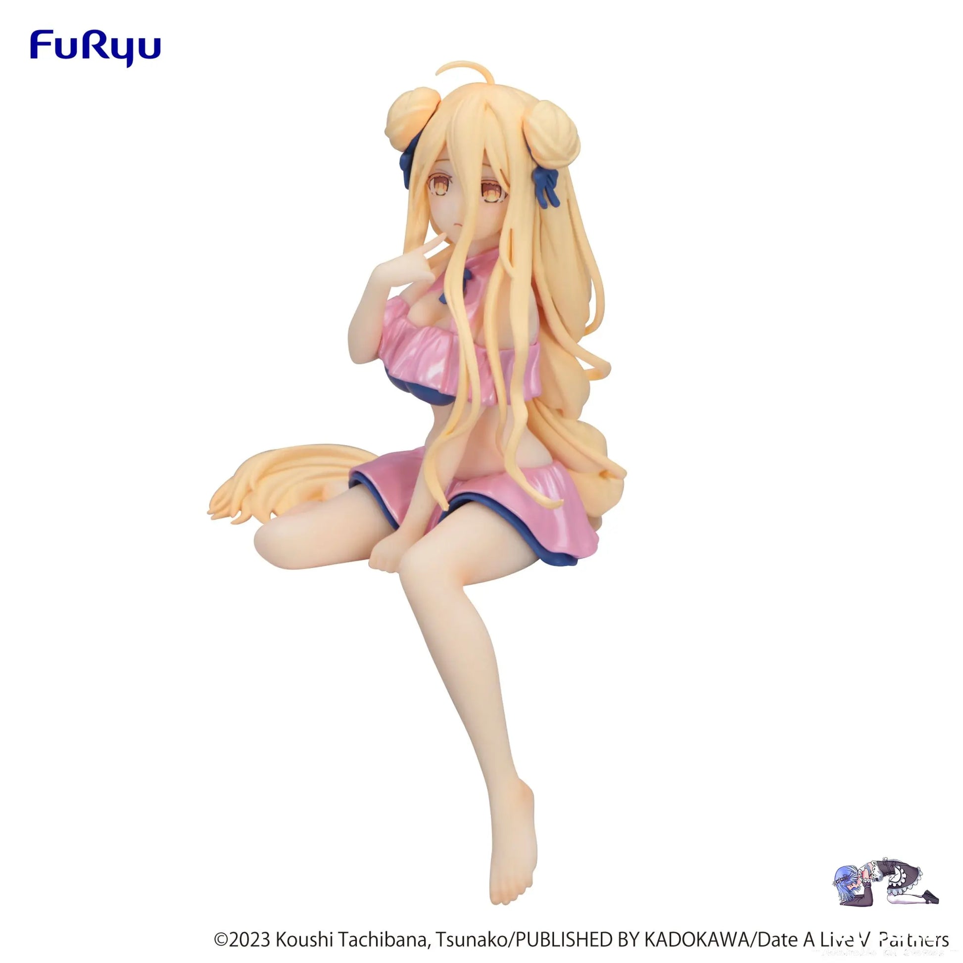 Figurine Date A Live V - Hoshimiya Mukuro Noodle Stopper Swimsuit Pastel Pink Ver. - FuRyu Flo'Kaze