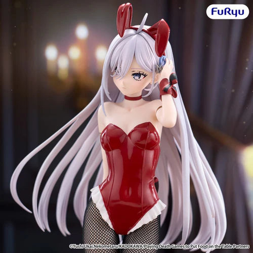 Figurine Playing Death Games To Put Food On The Table - Yuki Bicute Bunnies - FuRyu Flo'Kaze