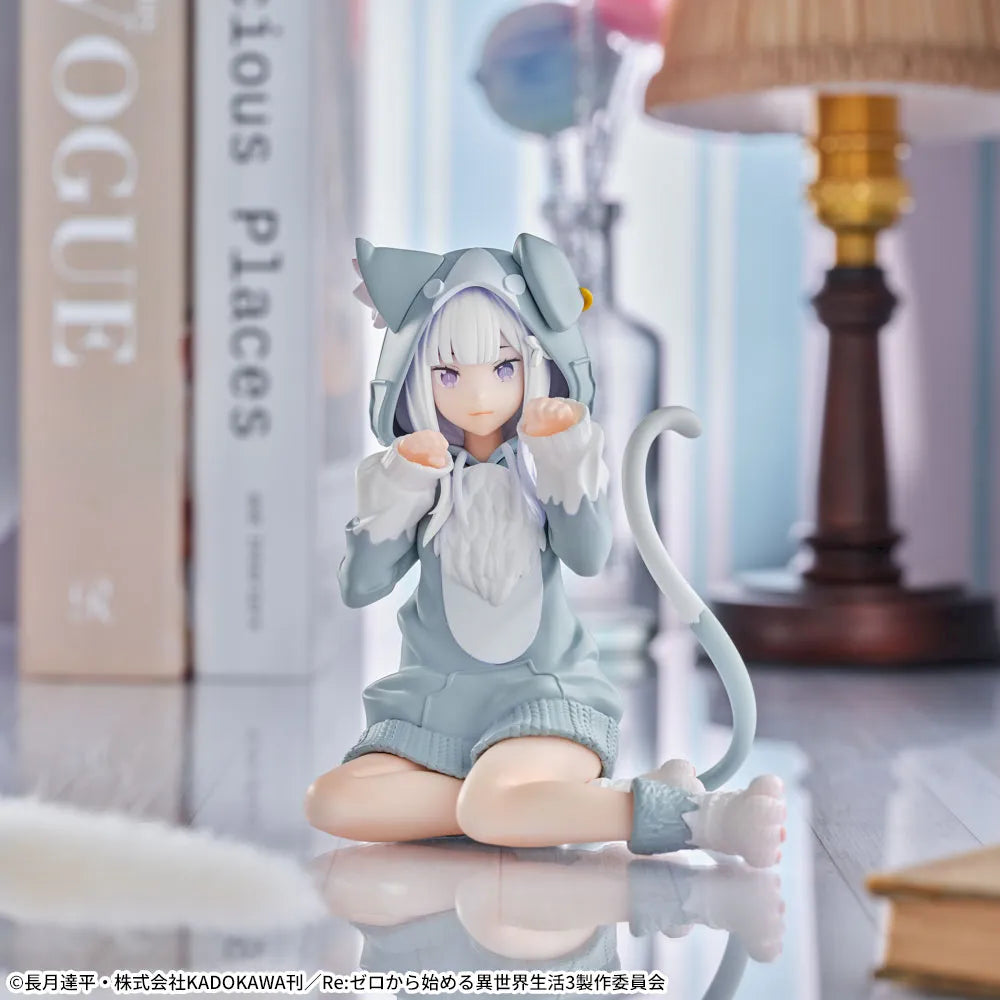 Figurine Re:Zero - Emilia Yumemirize Fluffy Pack - SEGA Flo'Kaze