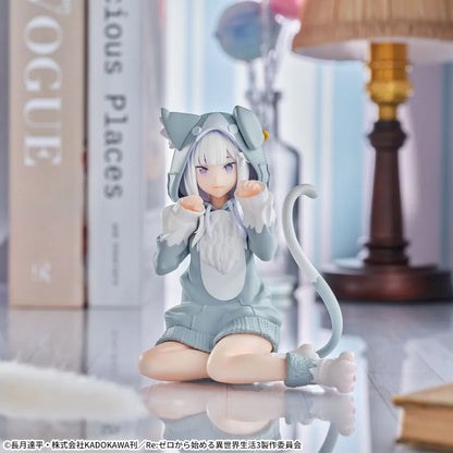 Figurine Re:Zero - Emilia Yumemirize Fluffy Pack - SEGA Flo'Kaze