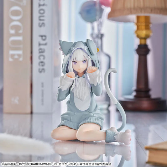 Figurine Re:Zero - Emilia Yumemirize Fluffy Pack - SEGA Flo'Kaze