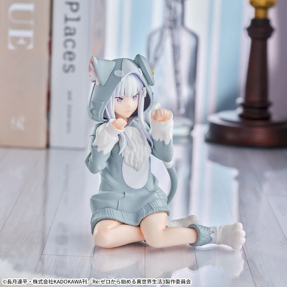 Figurine Re:Zero - Emilia Yumemirize Fluffy Pack - SEGA Flo'Kaze