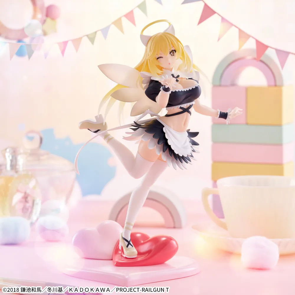 Figurine A Certain Scientific Railgun T - Shokuhou Misaki Luminasta Fallen Angel Maid Ver. - SEGA Flo'Kaze