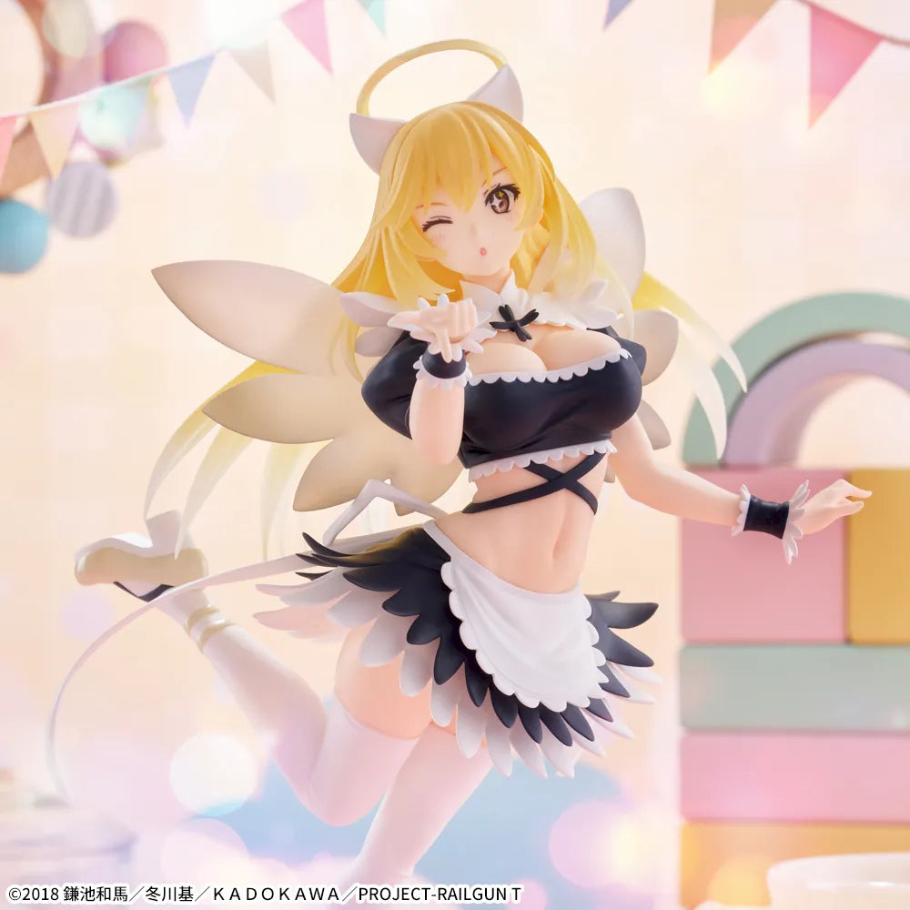 Figurine A Certain Scientific Railgun T - Shokuhou Misaki Luminasta Fallen Angel Maid Ver. - SEGA Flo'Kaze