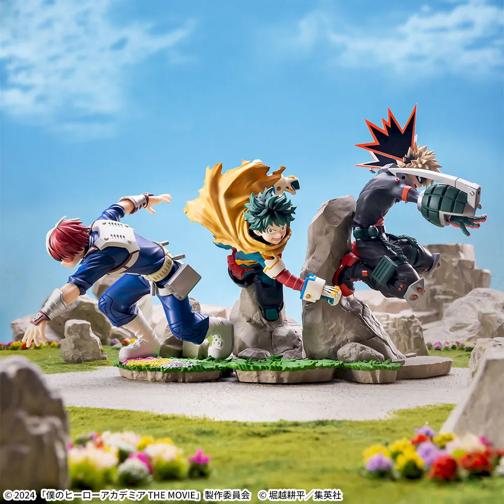Figurine My Hero Academia The Movie You're Next - Izuku Midoriya Xrosslink Vol.2 - SEGA Flo'Kaze