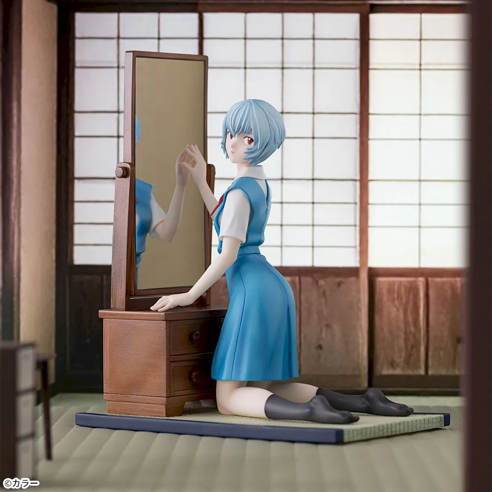 Figurine Evangelion Thrice Upon A Time - Ayanami Rei Figurizm Alpha Uniform Ver. - SEGA Flo'Kaze