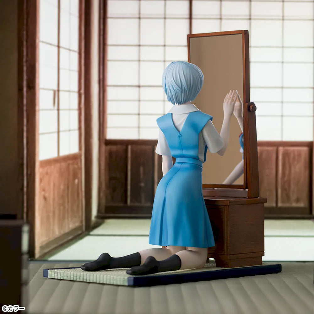 Figurine Evangelion Thrice Upon A Time - Ayanami Rei Figurizm Alpha Uniform Ver. - SEGA Flo'Kaze