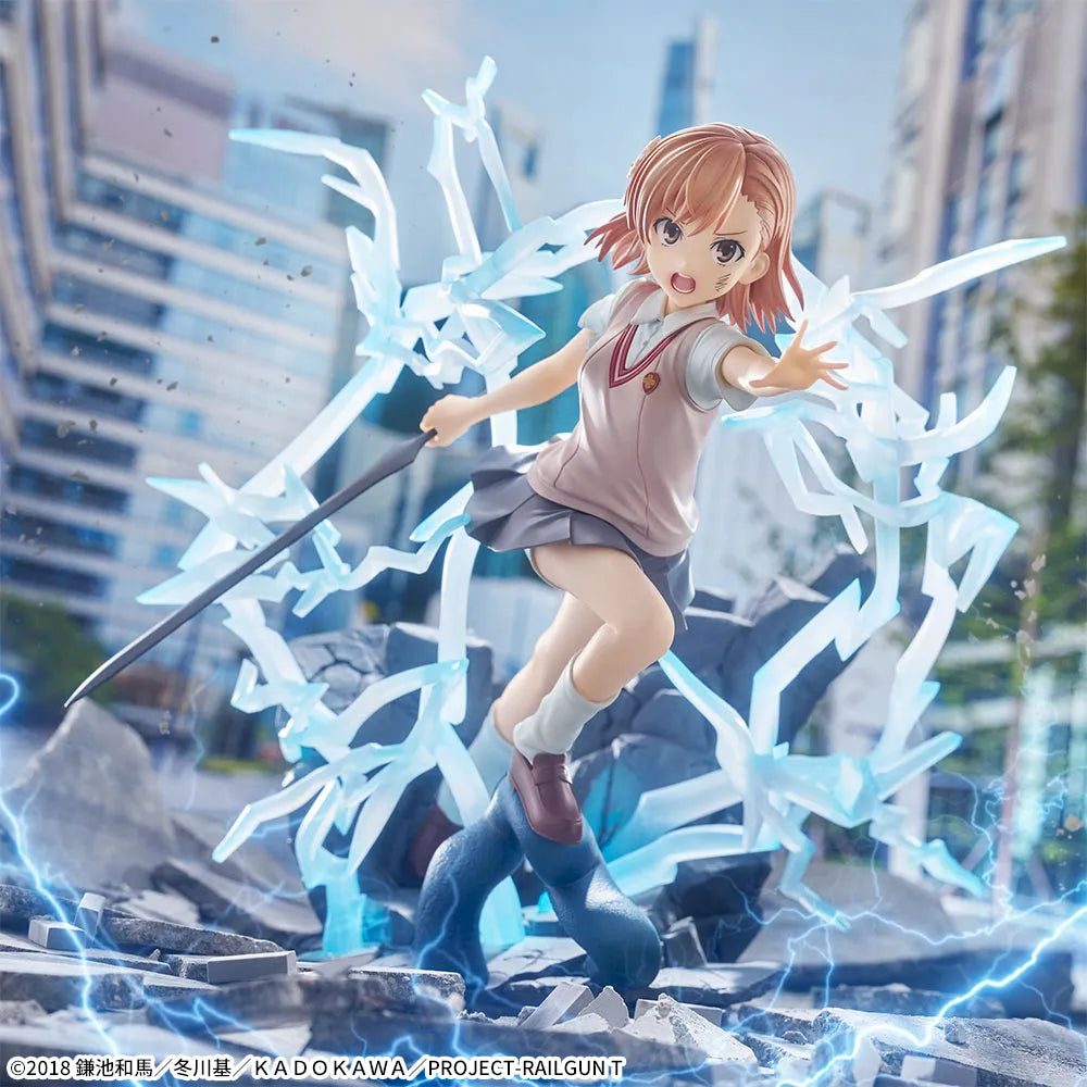 Figurine A Certain Scientif Railgun - Misaka Mikoto Figurizm Alpha - SEGA Flo'Kaze