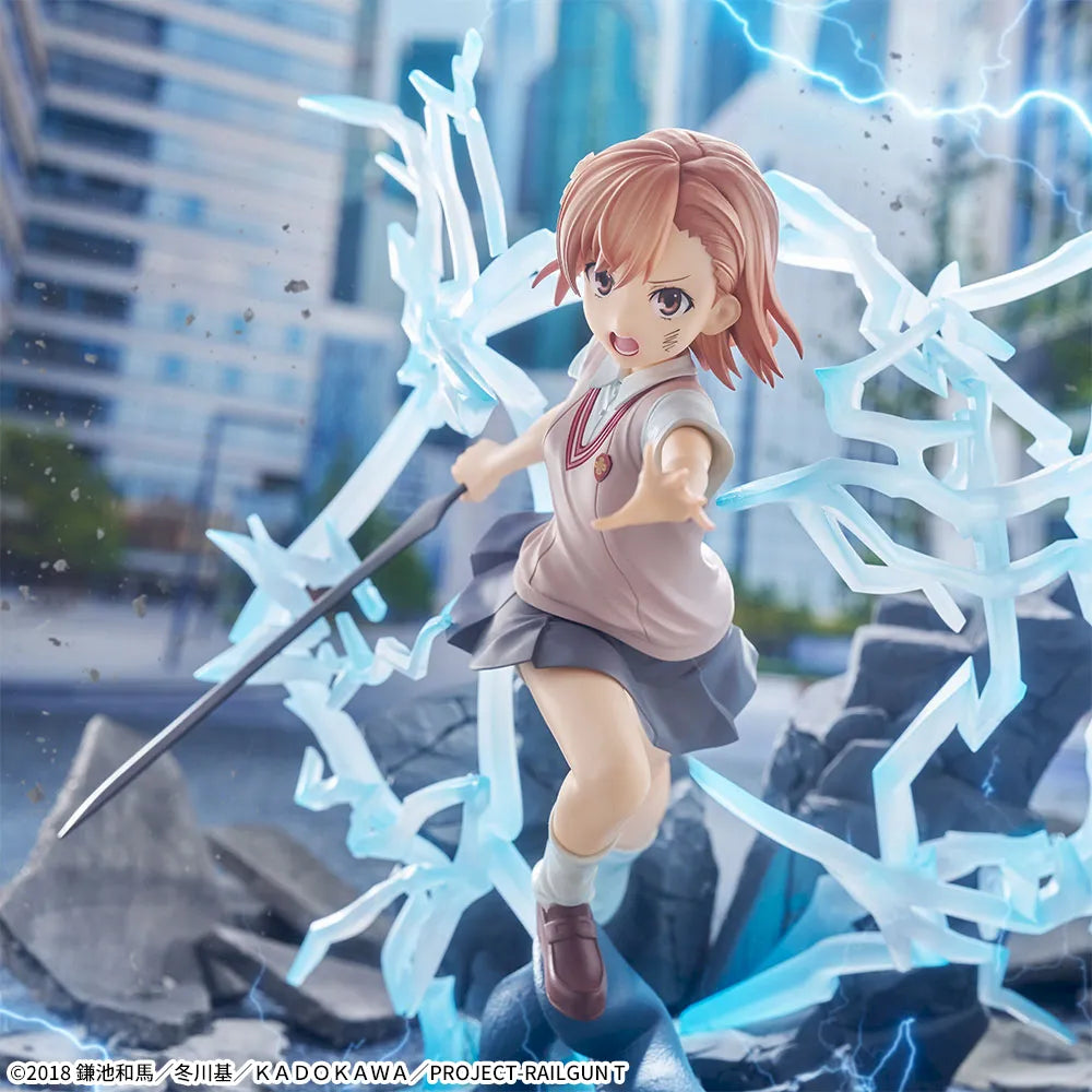 Figurine A Certain Scientif Railgun - Misaka Mikoto Figurizm Alpha - SEGA Flo'Kaze