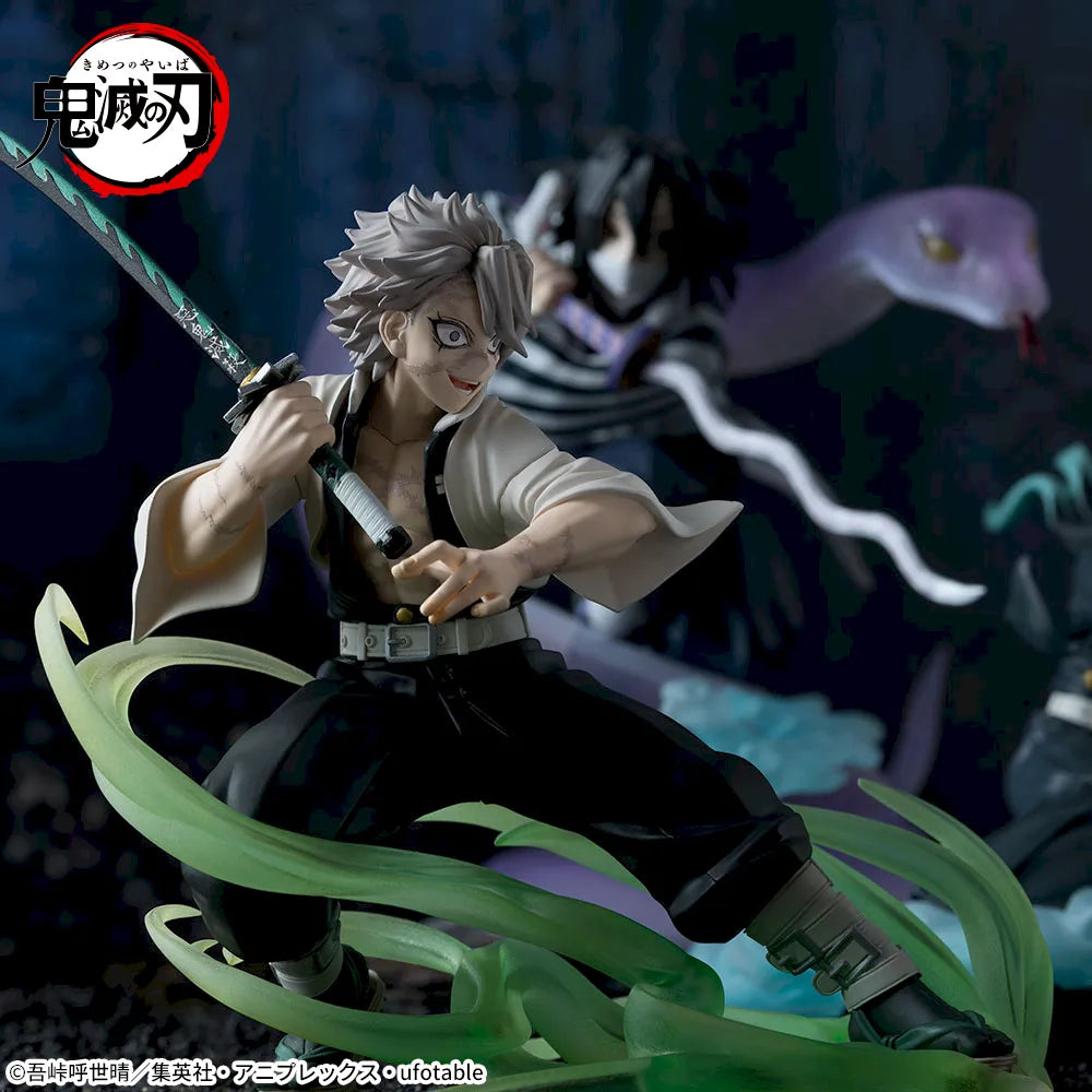 Figurine Demon Slayer - Sanemi Shinazugawa Xross Link Pillar Training Arc - SEGA Flo'Kaze